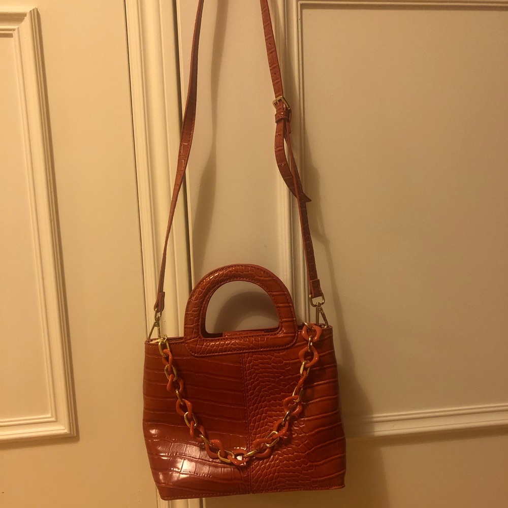 Topshop burnt orange purse